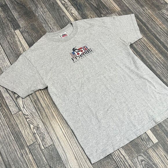 🔥🔥 Vintage FRIENDS SKATEBOARDS Rare Graphic Skate T-Shirt Men Sz Large - Picture 4 of 9
